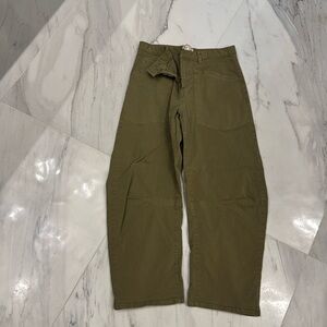 Nili Lotan Shon Pant olive green size 6